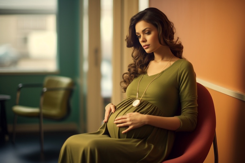 Pregnant woman, membrane sweep